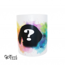 Tasse im Watercolour-Style mit Foto vom eigenem Hund